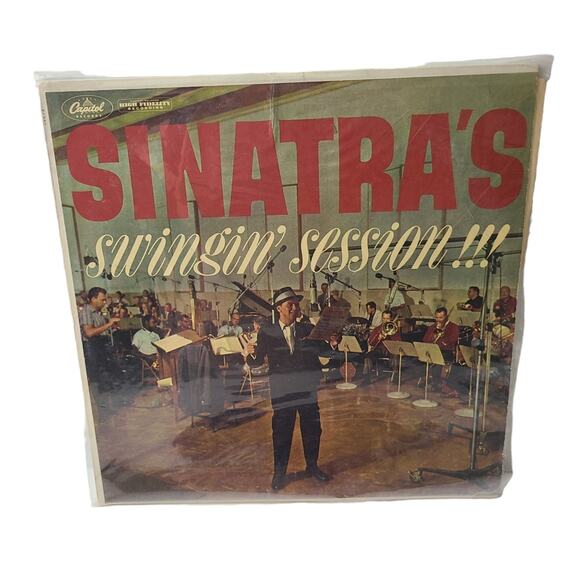 Frank Sinatra In His Best Swinging Mood Vinyl Record Album When Your Smiling - Picture 1 of 4